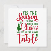 クリスマスデザインの季節の選択 (正面)