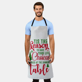 クリスマスデザインの季節の選択 エプロン