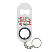 クリスマスデザインの季節の選択 キーホルダー栓抜き (裏面)