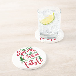 クリスマスデザインの季節の選択 コースター