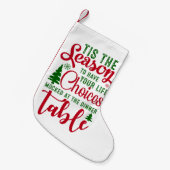 クリスマスデザインの季節の選択 スモールクリスマスストッキング (正面 (吊り時))