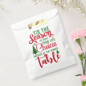 クリスマスデザインの季節の選択 フェイバーバッグ (封をした状態)