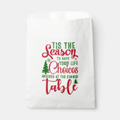 クリスマスデザインの季節の選択 フェイバーバッグ (正面)