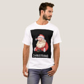 クリスマスデザインウェルカムストア付Tシャツプリント。 Tシャツ (正面フル)