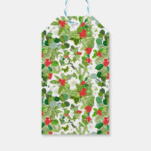 クリスマスデザインオン贈り物ラベル ギフトタグ (裏面)