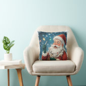 クリスマスデザインサンタとライト クッション (椅子)