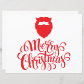 クリスマスデザインサンタヒゲ (正面/裏面)