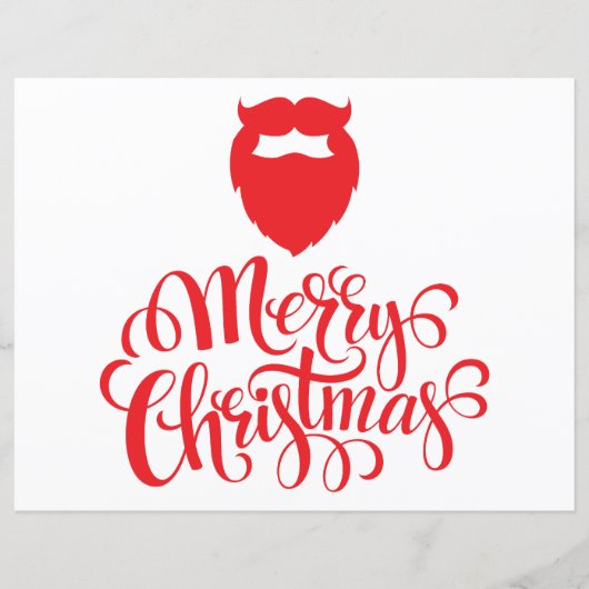 クリスマスデザインサンタヒゲ (正面)