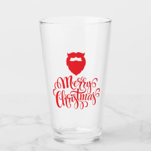 クリスマスデザインサンタヒゲ タンブラーグラス