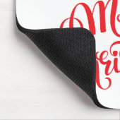 クリスマスデザインサンタヒゲ マウスパッド (コーナー)