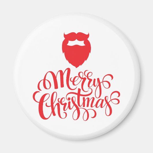 クリスマスデザインサンタヒゲ マグネット (正面)