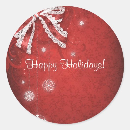 クリスマスデザインシール ラウンドシール (正面)