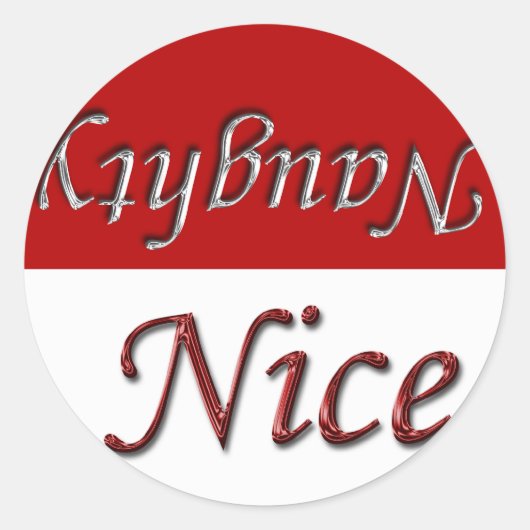 クリスマスデザインシール ラウンドシール (正面)