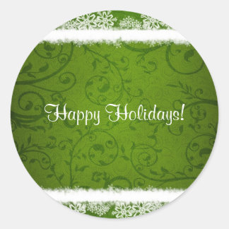 クリスマスデザインシール ラウンドシール