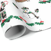 クリスマスデザインホリデーラッピング紙 ラッピングペーパー (ロールコーナー)