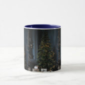 クリスマスデザインホワイトコーヒーマグ マグカップ (中央)