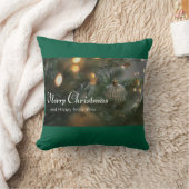 クリスマスデザイン時計 クッション (ブランケット)