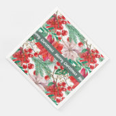 クリスマスデザイン紙ナプキンス (コーナー)