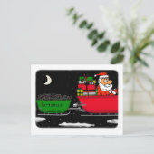 クリスマスデザイン10 ポストカード (スタンド正面)