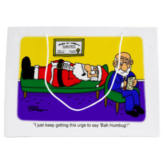 クリスマスデザイン11 ラージペーパーバッグ