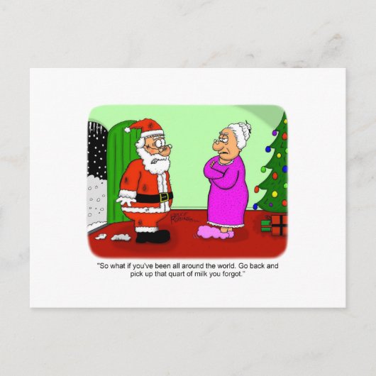 クリスマスデザイン5 ポストカード (正面)