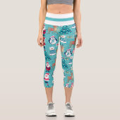 クリスマスデザイン カプリレギンス (正面)