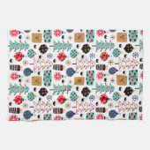 クリスマスデザイン キッチンタオル (横)