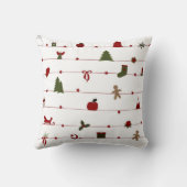 クリスマスデザイン クッション (裏面)