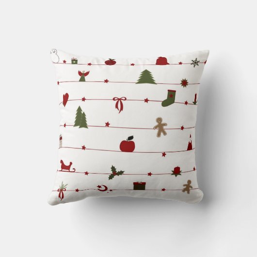 クリスマスデザイン クッション (裏面)