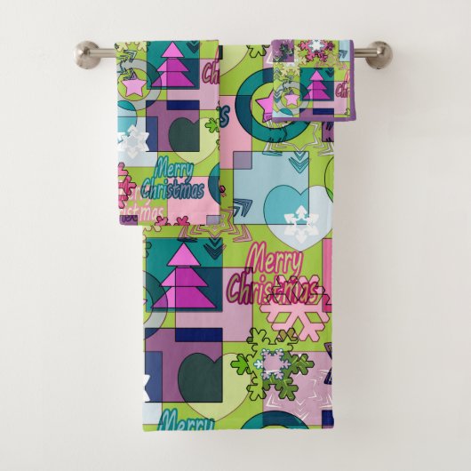 クリスマスデザイン バスタオルセット (インサイチュ)