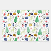 クリスマスデザイン ラッピングペーパーシート (正面2)