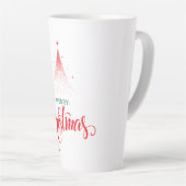 クリスマスデザイン（星あり） カフェラテマグ (右アングル)