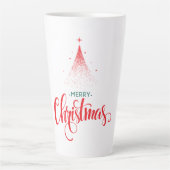 クリスマスデザイン（星あり） カフェラテマグ (正面)