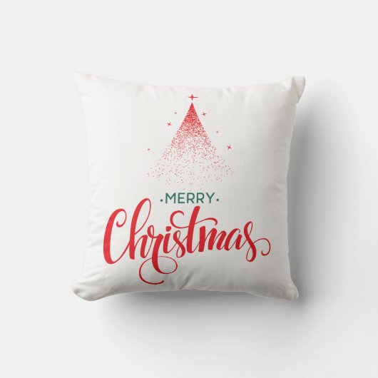 クリスマスデザイン（星あり） クッション (正面)