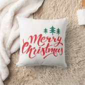 クリスマスデザイン（木あり） クッション (ブランケット)