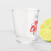 クリスマスデザイン（木あり） ショットグラス (左)