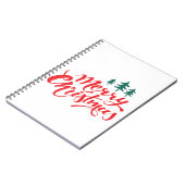 クリスマスデザイン（木あり） ノートブック (左側)