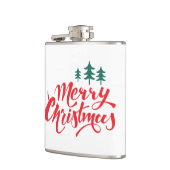 クリスマスデザイン（木あり） フラスク (左)