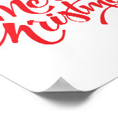 クリスマスデザイン(木あり) ポスター (角)