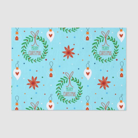 クリスマスデザイン 薄葉紙 (正面)