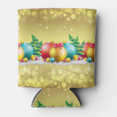 クリスマスデザイン、装飾品、カスタムクーラーボックス 缶クーラー (正面)