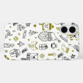 クリスマスデザイン Case-Mate iPhoneケース (裏面 (横))