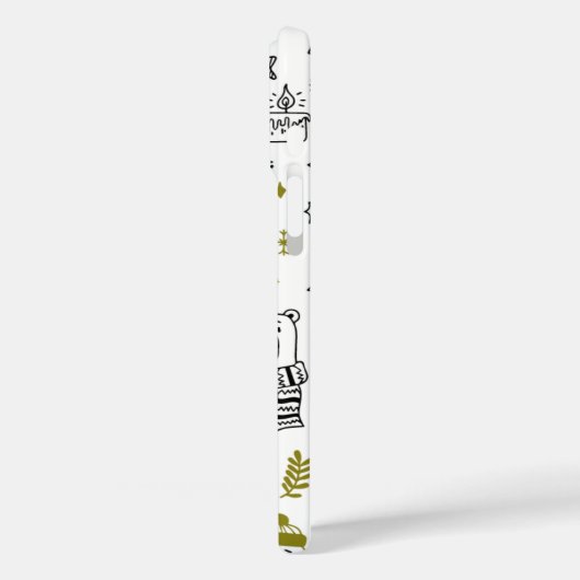 クリスマスデザイン Case-Mate iPhoneケース (裏面 / 左)