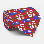 クリスマスデザイ男性へナーのタイ最高のプ – ギフト ネクタイ (ロール)