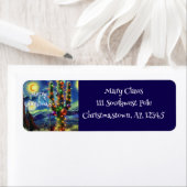 クリスマスデザートサグアーロサボス差出人住所 ラベル (インサイチュ)