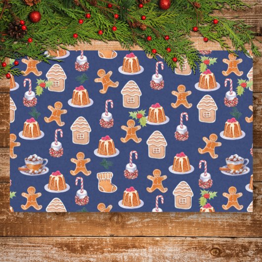 クリスマスデザートティッシュペーパー 薄葉紙