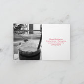 クリスマスデビクトリアンコヴィンテージスコッティドッグガール シーズンカード (内部)