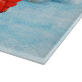 クリスマスデリバリートラックでのアフェンピンスシャーズドッグ カッティングボード (角)