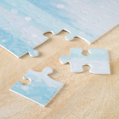 クリスマスデリバリートラック雪のシュナウザードッグ ジグソーパズル (側面)