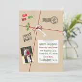 クリスマスデリバリー新しいホームホリデームービングカード シーズンカード (スタンド正面)